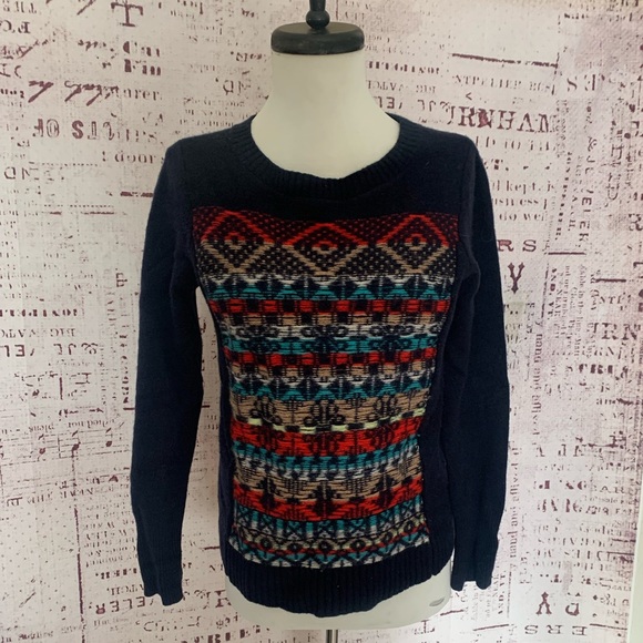 J crew jacquard stitch sweater - Picture 2 of 6